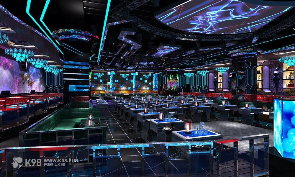 VIVI Club酒吧设计大厅角度2