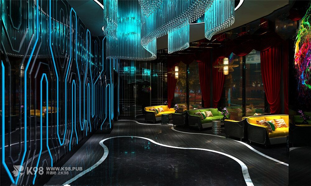 VIVI Club酒吧前休息区设计