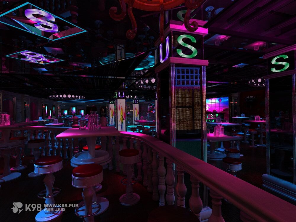 欧式风酒吧设计大厅风格效果图