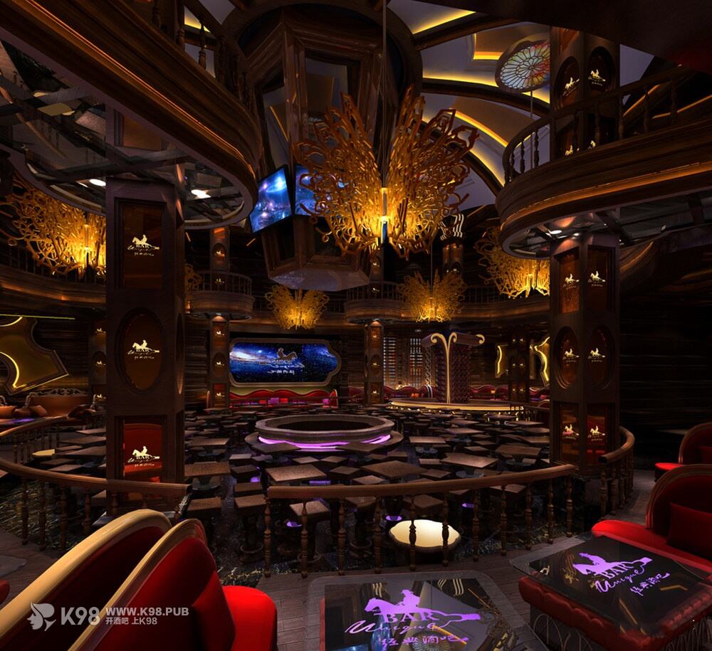 酒吧设计效果图大厅
