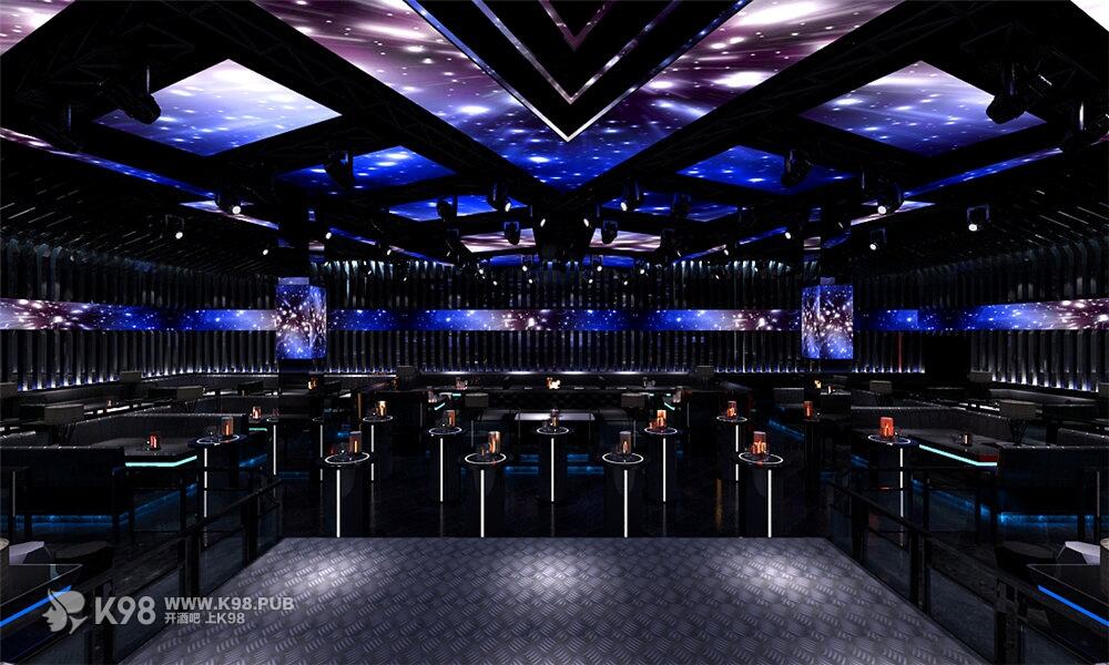 科技风电音酒吧设计效果图