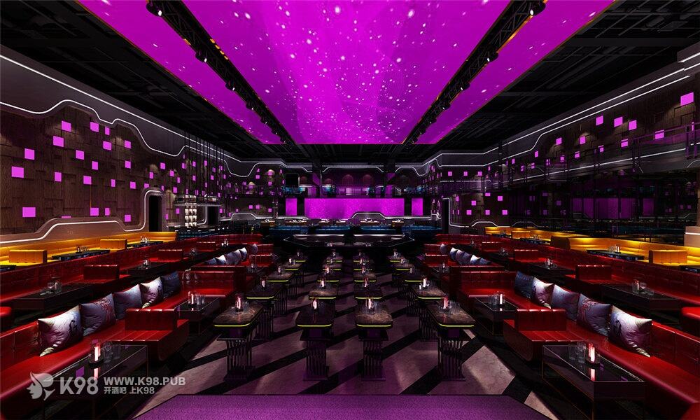 慢摇酒吧设计风格大厅效果图