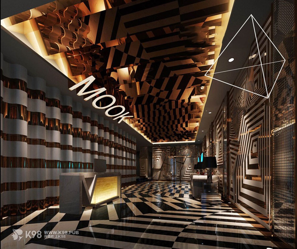 mook club酒吧设计前厅效果图