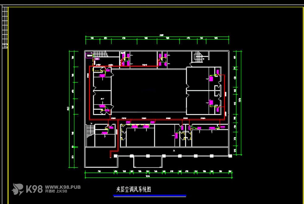 酒吧暖通系统设计图