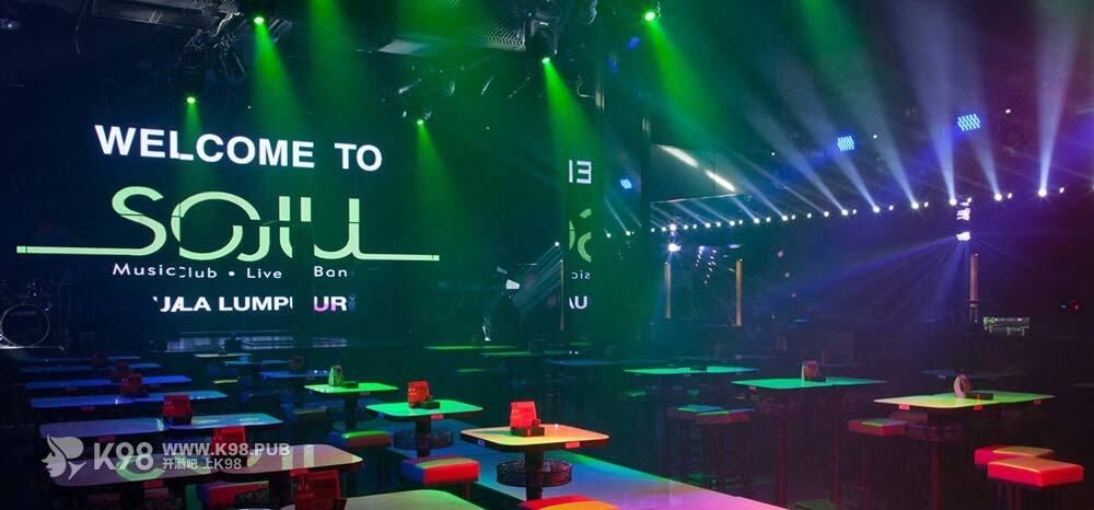马来西亚soju club慢摇酒吧设计大厅