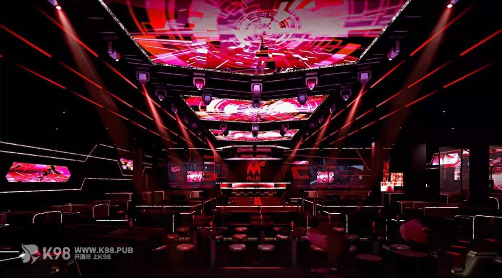 文山M2电音酒吧设计效果图-大厅