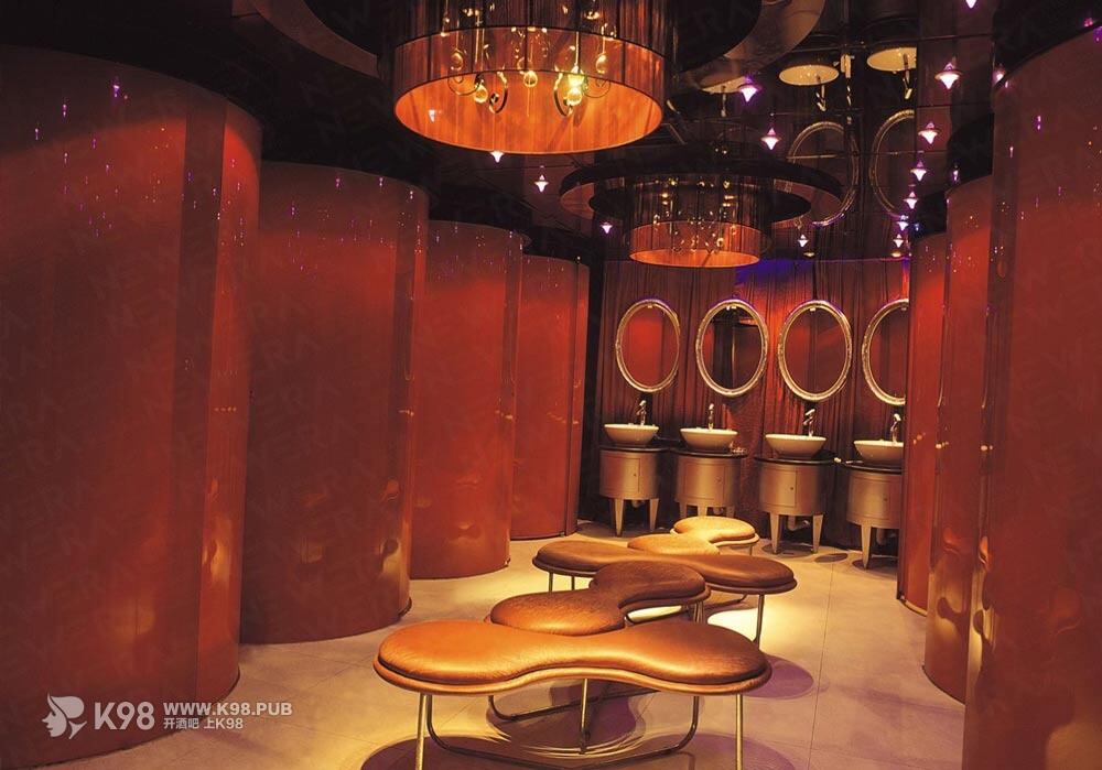 上海CICI CLUB酒吧设计图-洗手台