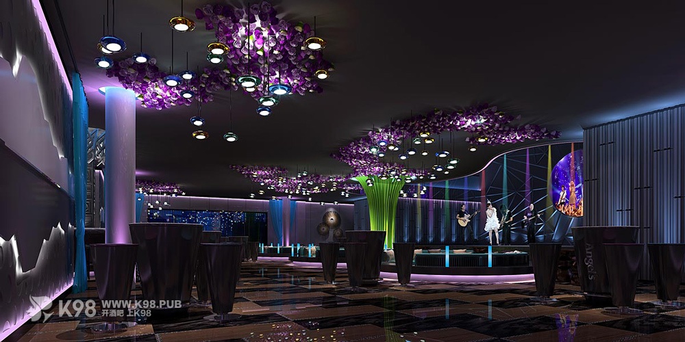 马来西亚Angel's club酒吧装修设计-大厅
