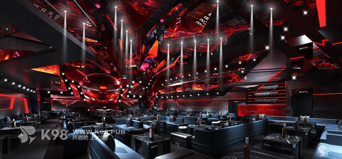 新疆阿克苏VISTE电音酒吧设计案例-大厅