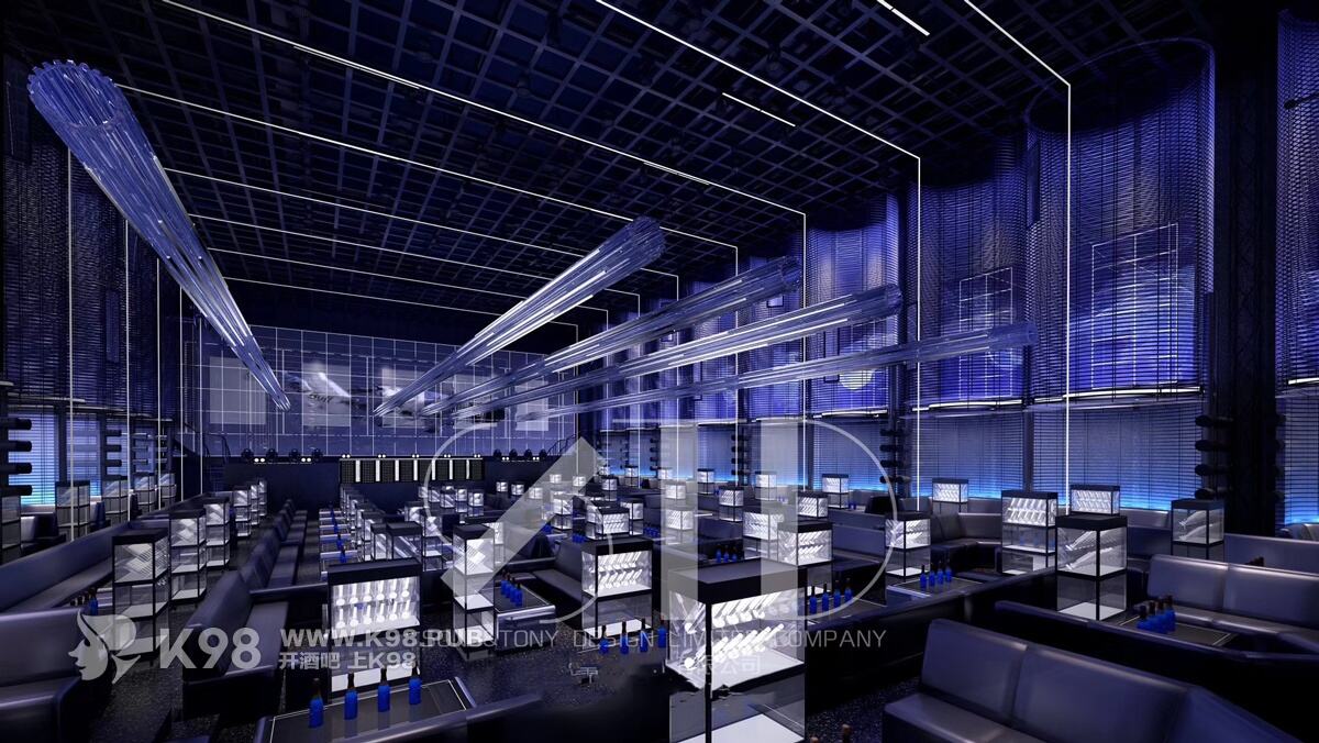 Tlinx电音酒吧设计效果图-大厅