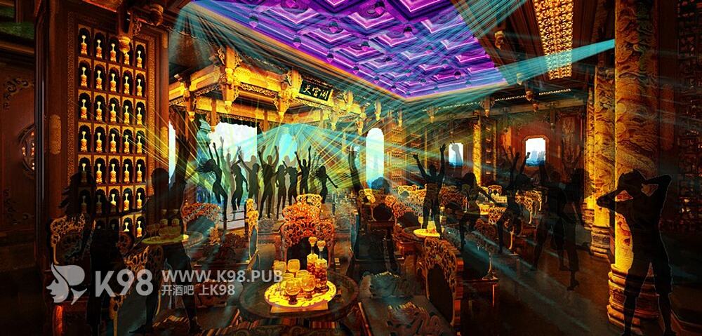 西安天阙酒吧设计效果图-大厅