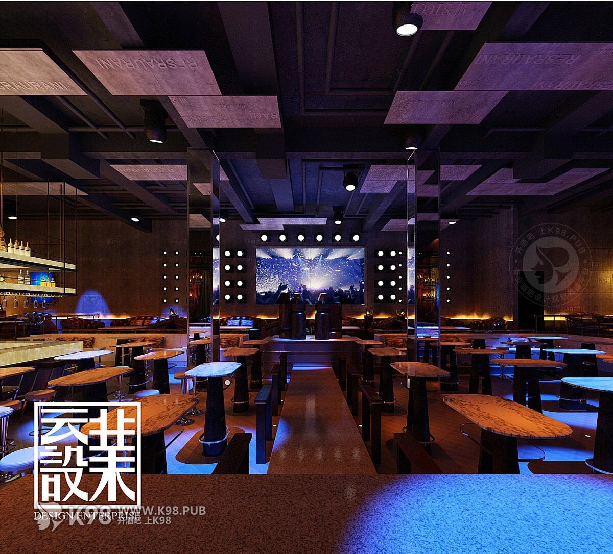 THE 1th CLUB酒吧设计图-大厅
