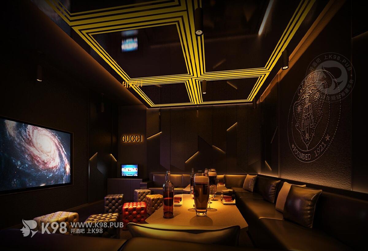 广州LIFE酒吧设计效果图-包房