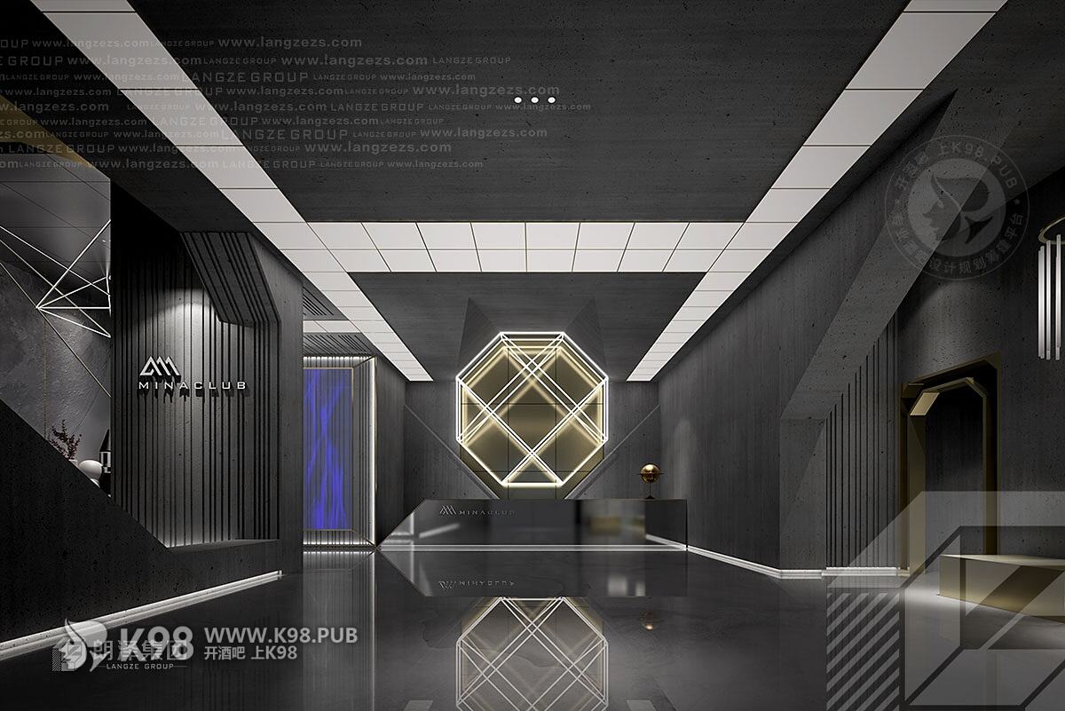 曼谷MINA CLUB酒吧设计案例-前厅