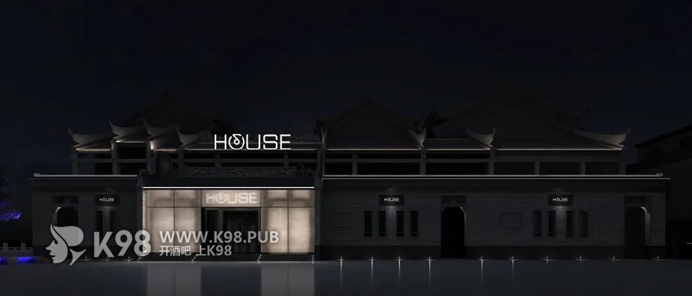 惠州HOUSE酒吧设计效果图-门头