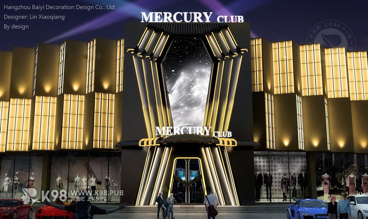 MERCURY CLUB酒吧设计案例-门头