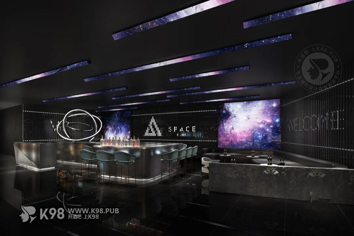 岳阳Space plus酒吧设计案例图片-吧台区